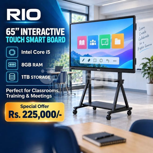 65 Inch Interactive Touch Display for Small Rooms