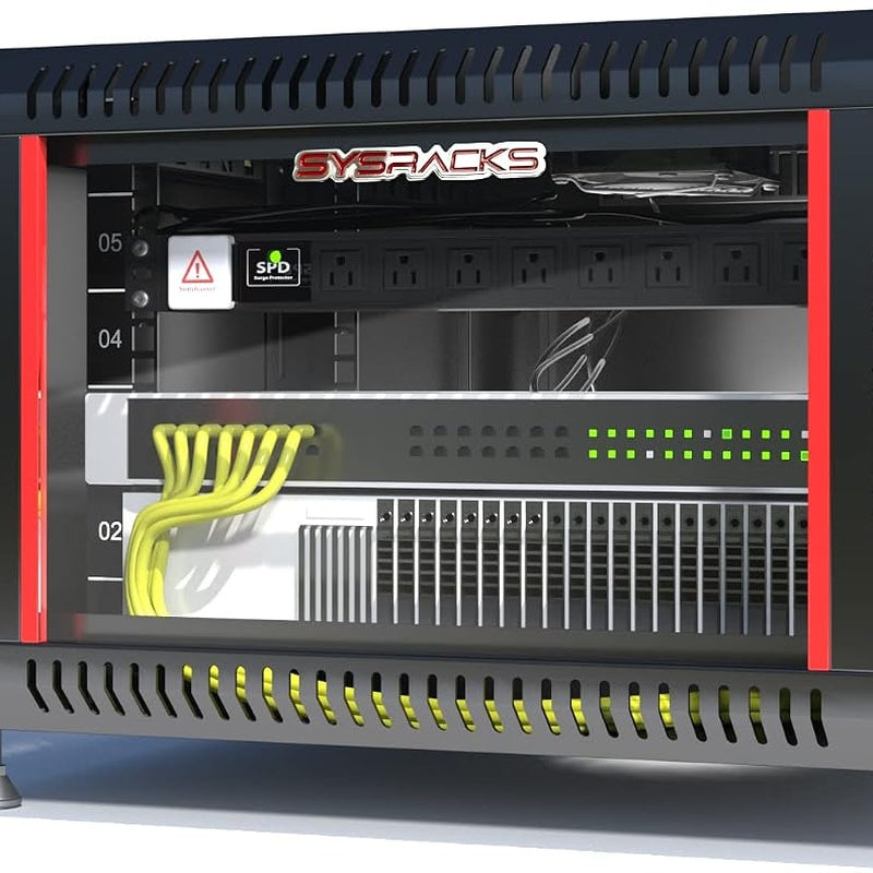 AV Rack 6U with Cooling