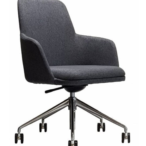 Boardroom Chair with Castors Grey Trade Pack of Five