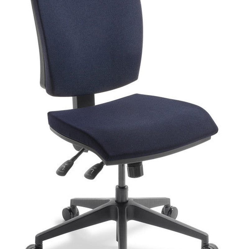 Boardroom Chair with Castors Navy Trade Pack of Five