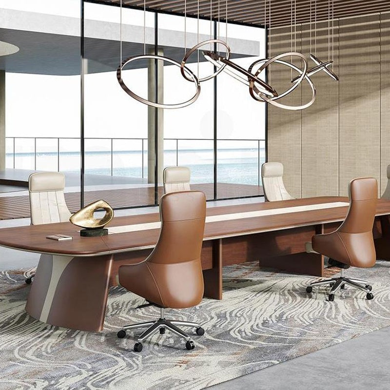Boardroom Table for Sixteen Walnut