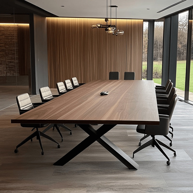 Boardroom Table for Ten Walnut