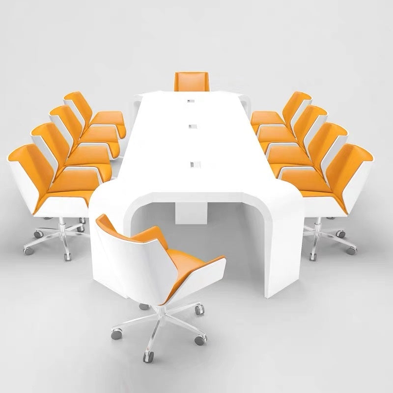 Boardroom Table for Twelve White