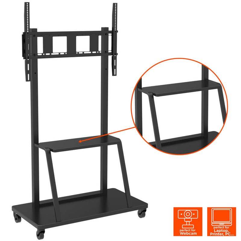 Display Trolley with Height Adjustment Trade Pack of Five