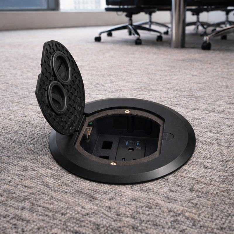Floor Box for Meeting Tables