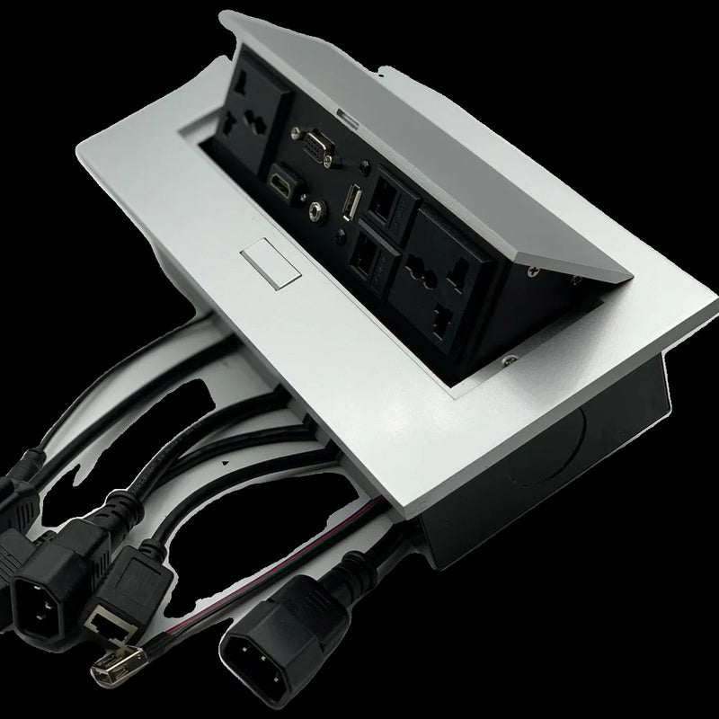 Floor Box for Meeting Tables Trade Pack of Five