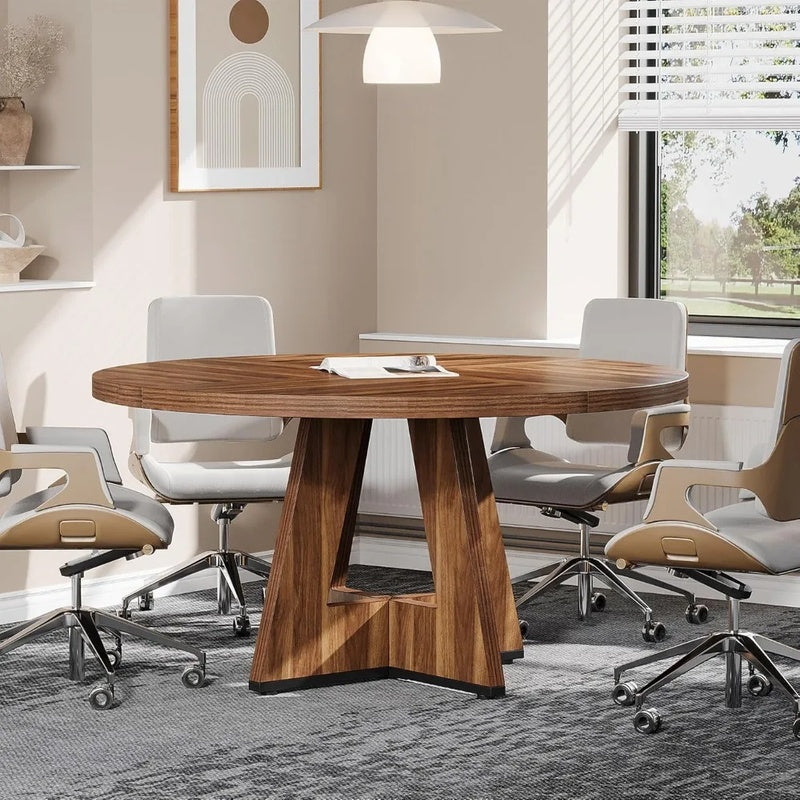 Meeting Table for Four Walnut Trade Pack of Five