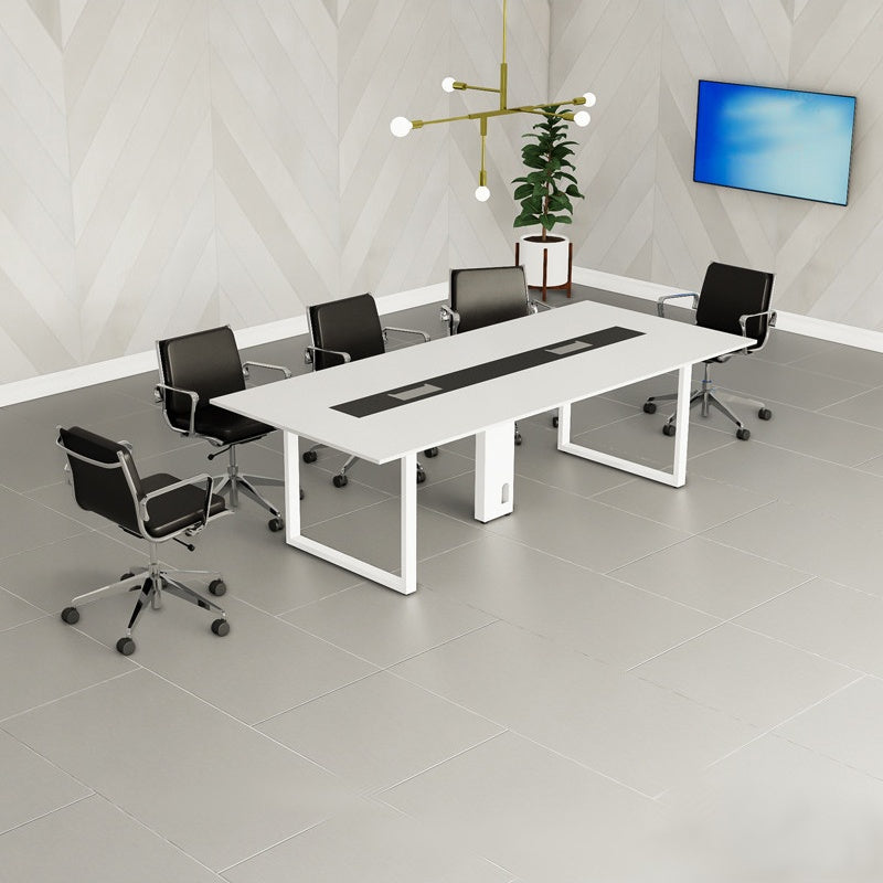 Meeting Table for Six White