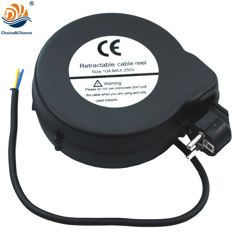 Retractable Cable Reel Under Table Trade Pack of Twenty