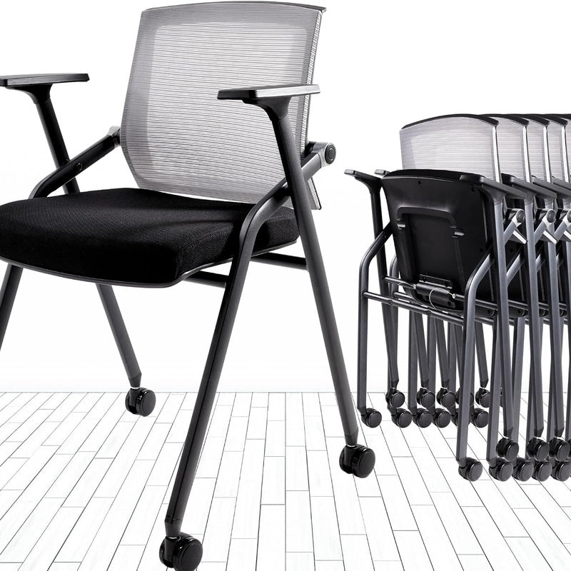 Stackable Meeting Chair with Arms Grey Trade Pack of Twenty