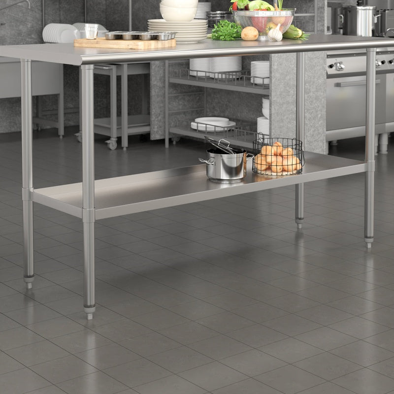 Under Table Equipment Shelf